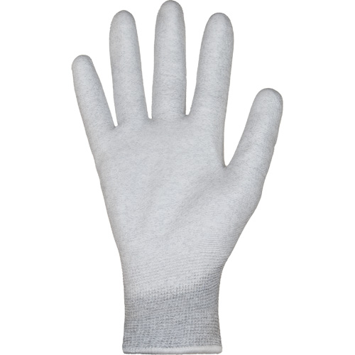 KnitActiv Electrostatic Dissipative Low-Linting White Gloves, 5, Polyurethane Coating, 13 Gauge, Nylon/Cotton Shell Distribution Industrielle GC