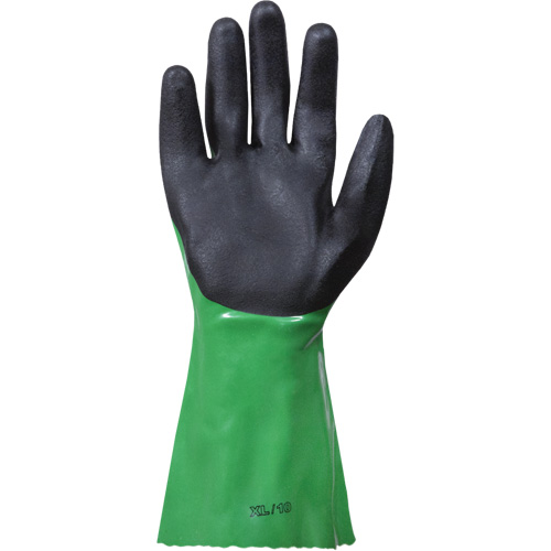 SolvStop Chemical-Resistant Gloves, Size 7, 12" L, PVC Distribution Industrielle GC