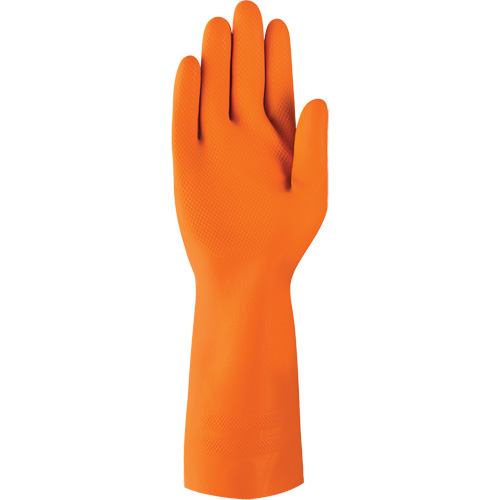 AlphaTec&reg; 87-208 Heavy-Duty Chemical-Resistant Gloves, Size 7, 12.8" L, Rubber Latex, Cotton/Flock-Lined Inner Lining, 29.5-mil Distribution Industrielle GC