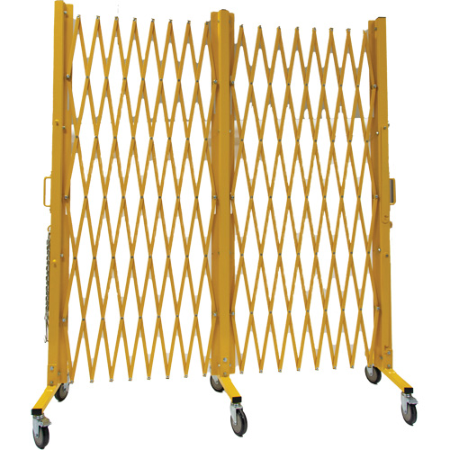 Expandable Barrier, 84" H x 20' L, Yellow Distribution Industrielle GC