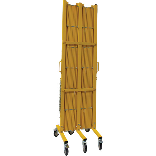 Expandable Barrier, 84" H x 20' L, Yellow Distribution Industrielle GC