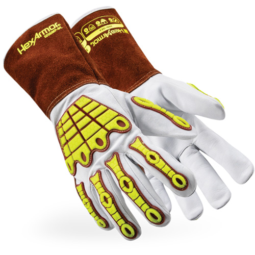 Gants de soudage 5056IMP HeatArmor, Cuir fleur de ch&egrave;vre, Taille 3T-Grand Distribution Industrielle GC
