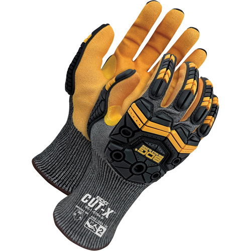 Cut-X&reg; Cut-Resistant Touchscreen Impact Gloves, 9, Foam Nitrile Palm, Elastic Cuff Distribution Industrielle GC