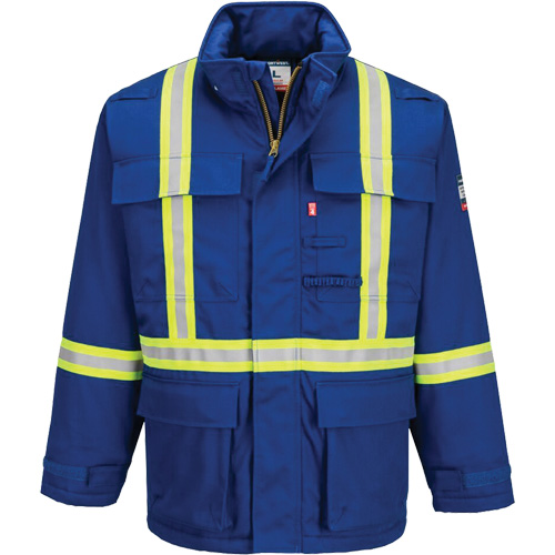 Parka dhiver isol&eacute;e 88/12 Bizflame, Bleu, Petit Distribution Industrielle GC