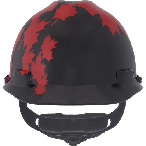 Casque sp&eacute;cialis&eacute; V-Gard, Suspension Rochet, Noir/Rouge Distribution Industrielle GC