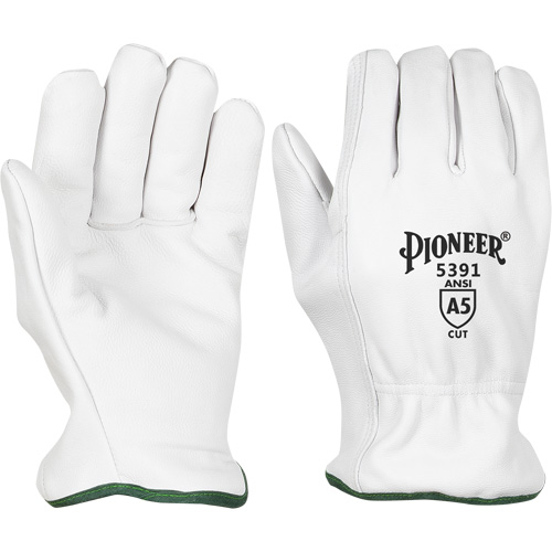 Gants pour conducteurs r&eacute;sistant aux coupures, Petit, Paume en Cuir fleur de ch&egrave;vre Distribution Industrielle GC