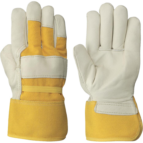 Gants isol&eacute;s en cuir fleur de vache pour femmes, Taille unique, Paume en Cuir fleur de vache, Doublure en Molleton Distribution Industrielle GC