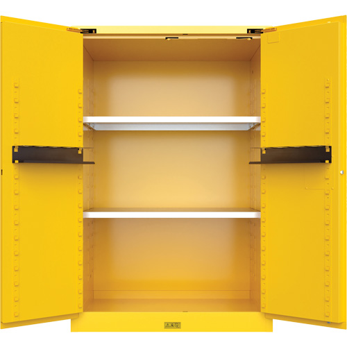 Armoire de s&eacute;curit&eacute; pour produits inflammables Utili-Guard+, 90 gal., 2 Porte(s), 43" La x 65" h x 37" p Distribution Industrielle GC