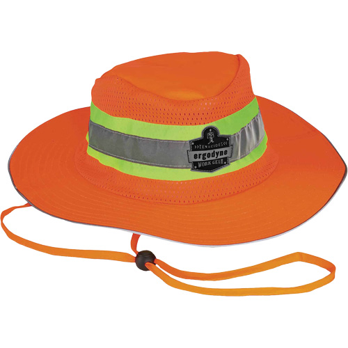 Chapeau de soleil de garde forestier GloWear 8935, 2T-grand/3T-grand, Orange haute visibilit&eacute;, Polyester Distribution Industrielle GC