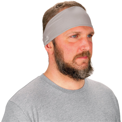 Chill-Its 6634 Performance Knit Cooling Headband, Grey Distribution Industrielle GC