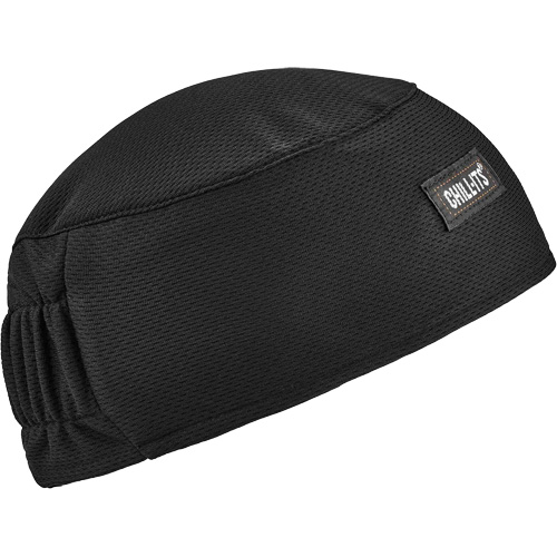 Chill-Its 6630 High-Performance Skull Cap with Terry Cloth Sweatband, Black Distribution Industrielle GC
