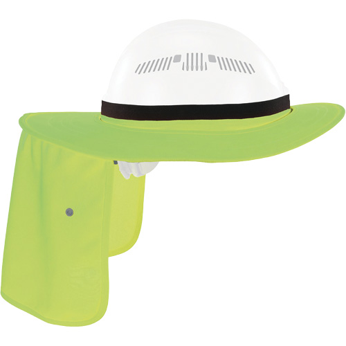 Chill-Its 6661 Universal Hard Hat Brim with Neck Shade, Hi-Vis Lime Distribution Industrielle GC