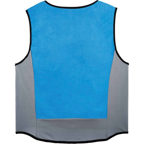 Chill-Its 6667 Wet Evaporative Cooling Vest with Zipper Closure, 5X-Large, Blue Distribution Industrielle GC