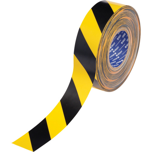 ToughStripe&reg; Max Floor Marking Tape, 2" x 100', Polyester, Black and Yellow Distribution Industrielle GC