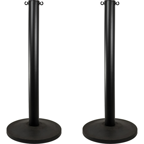 Montant industriel, Hauteur de 37", Noir Distribution Industrielle GC