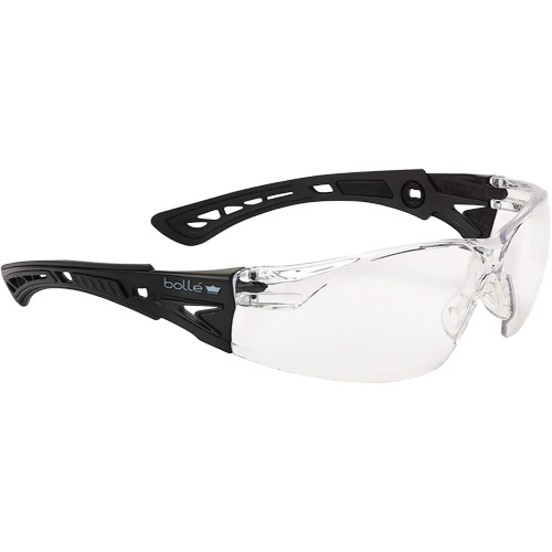Lunettes de s&eacute;curit&eacute; Rush + Petit BSSI, Lentille Transparent, Antibu&eacute;e/Anti-&eacute;gratignures, ANSI Z87+ Distribution Industrielle GC