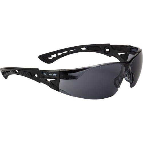 Rush+ Small BSSI Safety Glasses, Smoke/Grey Lens, Anti-Fog/Anti-Scratch, ANSI Z87+ Distribution Industrielle GC