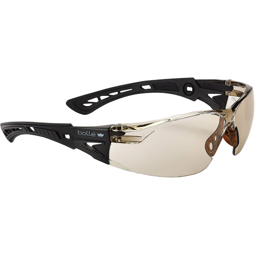 Rush+ Small BSSI Safety Glasses, Copper/Brown Lens, Anti-Fog/Anti-Scratch, ANSI Z87+ Distribution Industrielle GC
