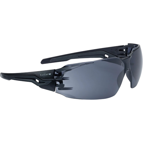 Silex+ BSSI Safety Glasses, Smoke/Grey Lens, Anti-Fog/Anti-Scratch, ANSI Z87+ Distribution Industrielle GC