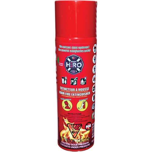 Extincteur Hero 911 sans PFAS, ACK, Capacit&eacute; 500 ml Distribution Industrielle GC