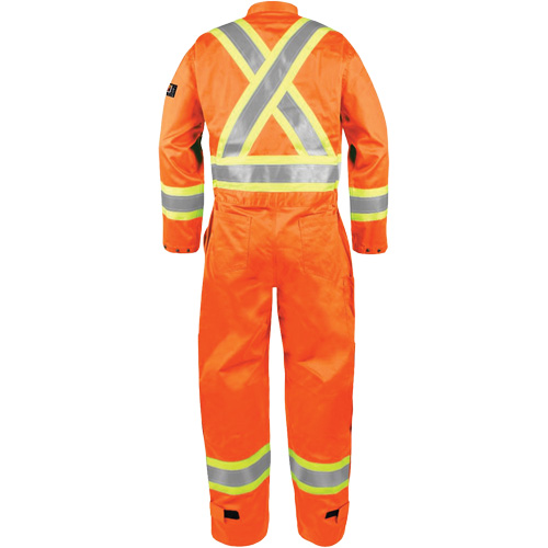 Combinaison ignifuge haute visibilit&eacute;, Taille Petit, Orange Distribution Industrielle GC