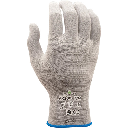 AX200 ESD Gloves, Nylon, 18 Gauge, 6/Small Distribution Industrielle GC