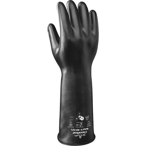 891 Chemical & Acid Resistant Gloves, Size 2X-Large/11, 14" L, Butyl Rubber/Viton&reg;, 28-mil Distribution Industrielle GC