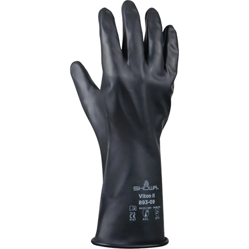893 Chemical & Acid Resistant Gloves, Size 2X-Large/11, 12" L, Butyl Rubber/Viton&reg;, 12-mil Distribution Industrielle GC