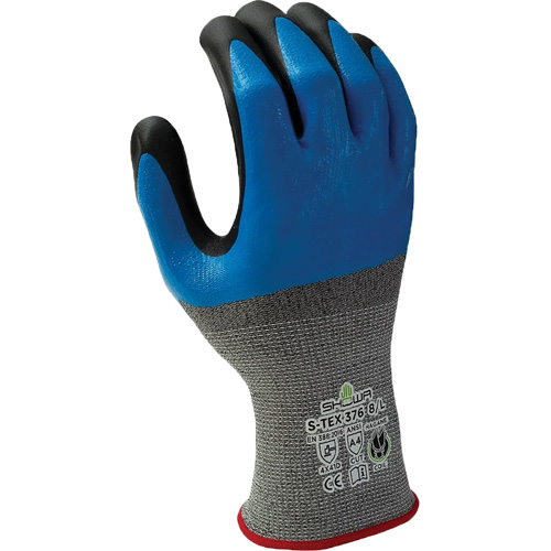 Gants r&eacute;sistant &agrave; la coupe 376, 6/Petit, R&ecirc;vetement Nitrile/Mousse de nitrile, Calibre 13, Enveloppe en Polyester/Acier inoxydable Distribution Industrielle GC
