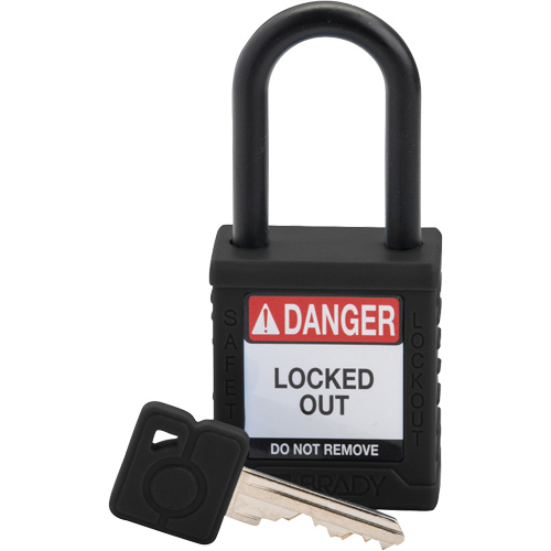 Cadenas de s&eacute;curit&eacute; Velocity, Cadenas de s&eacute;curit&eacute;, Cl&eacute;s diff&eacute;rentes, Nylon, Largeur de 1-1/2" Distribution Industrielle GC