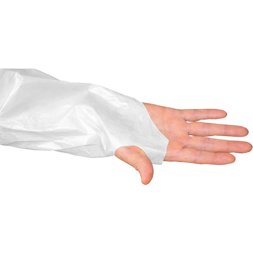 CoverMe Gown with Thumbholes, One Size, White, Polyethylene Distribution Industrielle GC