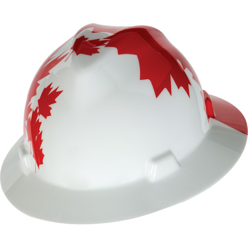 Casque de protection V-Gard &agrave; fentes s&eacute;rie Canadian Freedom, Suspension Rochet, Non ventil&eacute; Distribution Industrielle GC