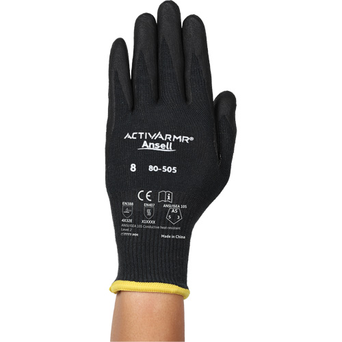 ActivArmr&reg; 80-505 Conductive Heat & Cut-Resistant Gloves, Size 10, 13 Gauge, Foam Nitrile Coated, Kevlar&reg;/Intercept Shell, ASTM ANSI Level A5/EN 388 Level E Distribution Industrielle GC