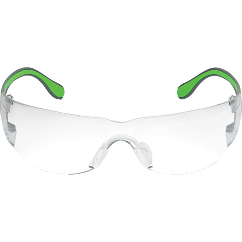 Lunettes de s&eacute;curit&eacute; gris/vert Adapt Lite, Lentille Transparent, Antibu&eacute;e/Anti-&eacute;gratignures, ANSI Z87+/R&eacute;pond ou surpasse la norme CSA Z94.3 Distribution Industrielle GC