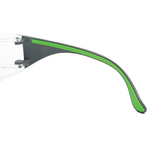 Lunettes de s&eacute;curit&eacute; gris/vert Adapt Lite, Lentille Transparent, Antibu&eacute;e/Anti-&eacute;gratignures, ANSI Z87+/R&eacute;pond ou surpasse la norme CSA Z94.3 Distribution Industrielle GC