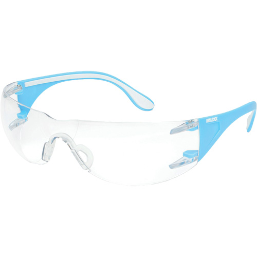 Lunettes de s&eacute;curit&eacute; bleu/blanc Adapt Lite, Lentille Transparent, Antibu&eacute;e/Anti-&eacute;gratignures, ANSI Z87+/R&eacute;pond ou surpasse la norme CSA Z94.3 Distribution Industrielle GC