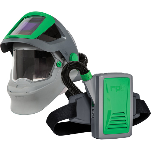 Respirateur de soudage Z4 avec joint de menton FR et APR motoris&eacute; PX5, Respirateur &agrave; masque/Masque de soudage Distribution Industrielle GC