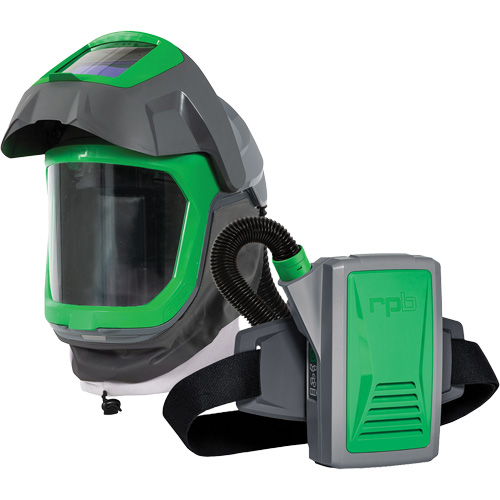 Masque de respirateur Z-Link avec joint de visage, visi&egrave;re & montage &agrave; ceinture, Respirateur &agrave; masque/Masque de soudage, Pile Lithium-ion Distribution Industrielle GC