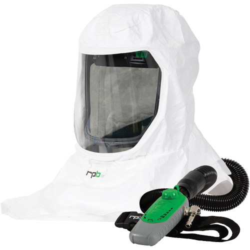 Respirateur T-Link avec casquette, tube de respiration & C40, Cagoule ample & visi&egrave;re Distribution Industrielle GC