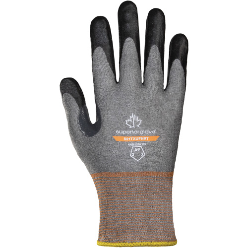 Gants ultra-minces Dexterity Pro S21TXUFNRT, Taille 6, Calibre 21, Rev&ecirc;tement Mousse de nitrile, Enveloppe en Nylon/TenActiv, ASTM ANSI niveau A9 Distribution Industrielle GC