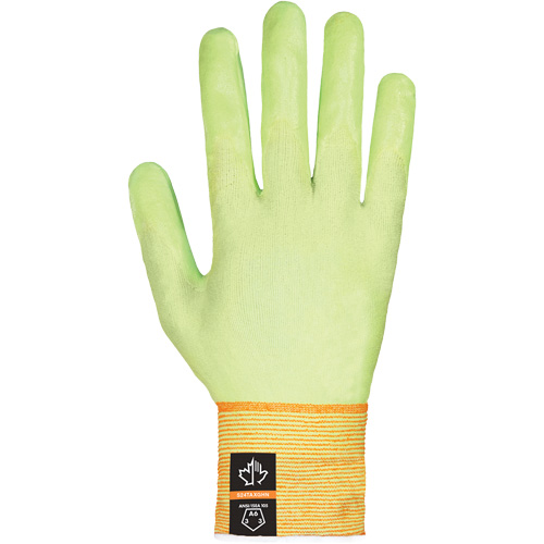Gants ultra-fins haute visibilit&eacute; r&eacute;sistants &agrave; la coupe Dexterity Max, Taille 12, Rev&ecirc;tement Mousse de nitrile, Enveloppe en TenActiv, ASTM ANSI niveau A6 Distribution Industrielle GC