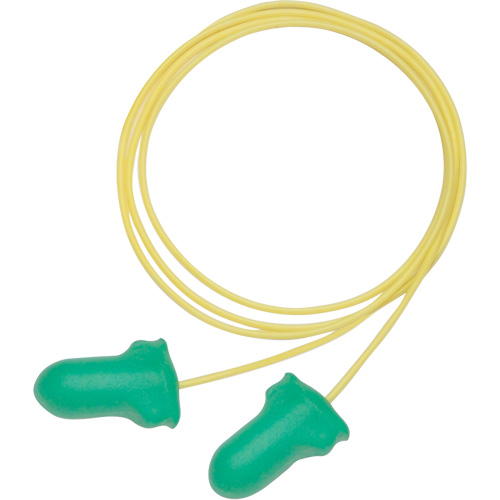Bouchons d'oreilles en mousse &agrave; basse pression Maximum Lite de Howard Leight, Paire - Sac en poly, Avec cordon Distribution Industrielle GC