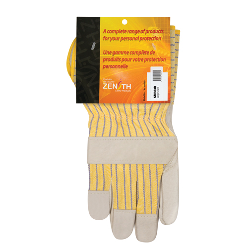 Gants d'ajusteur &agrave; paume s&egrave;che d'usage standard, Grand, Paume en Cuir fleur de vache, Doublure en Coton Distribution Industrielle GC