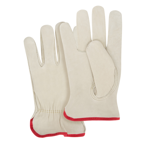Gants pour conducteurs &agrave; ajustement serr&eacute;, Petit, Paume en Cuir fleur de vache Distribution Industrielle GC