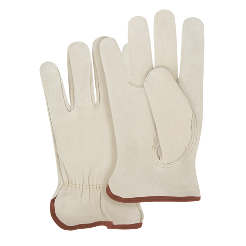 Gants pour conducteurs &agrave; ajustement serr&eacute;, Grand, Paume en Cuir fleur de vache Distribution Industrielle GC