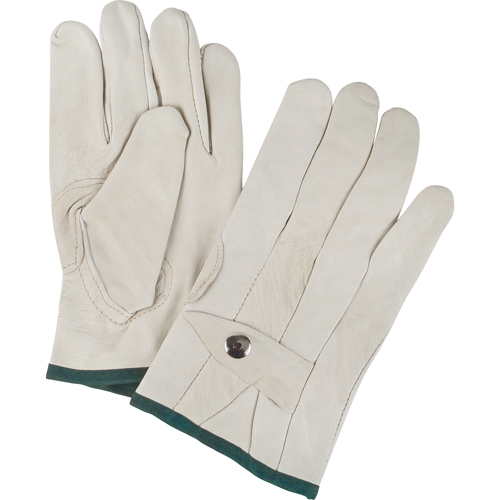 Standard-Duty Ropers Gloves, Medium, Grain Cowhide Palm Distribution Industrielle GC