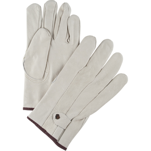 Gants de cordeur d'usage standard, Grand, Paume Cuir fleur de vache Distribution Industrielle GC