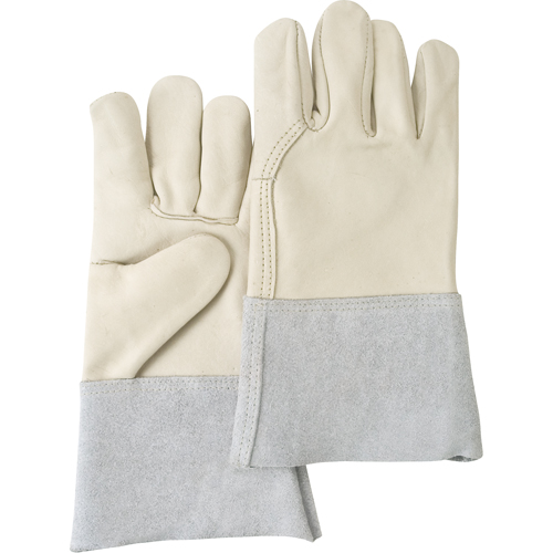 Gants de travail d'usage standard, Grand, Paume en Cuir fleur de vache Distribution Industrielle GC