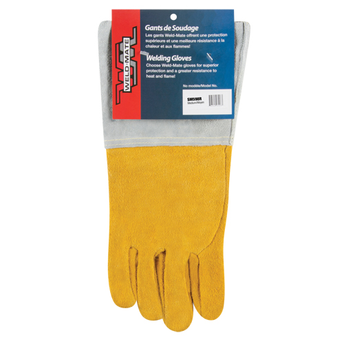 Gants de soudage TIG &agrave; ajustement sup&eacute;rieur, Cuir de daim refendu, Taille Moyen Distribution Industrielle GC
