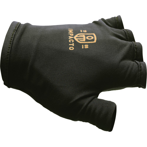 Anti-Impact Fingerless Left-Hand Glove, X-Small, Split Leather Palm, Slip-On Cuff Distribution Industrielle GC